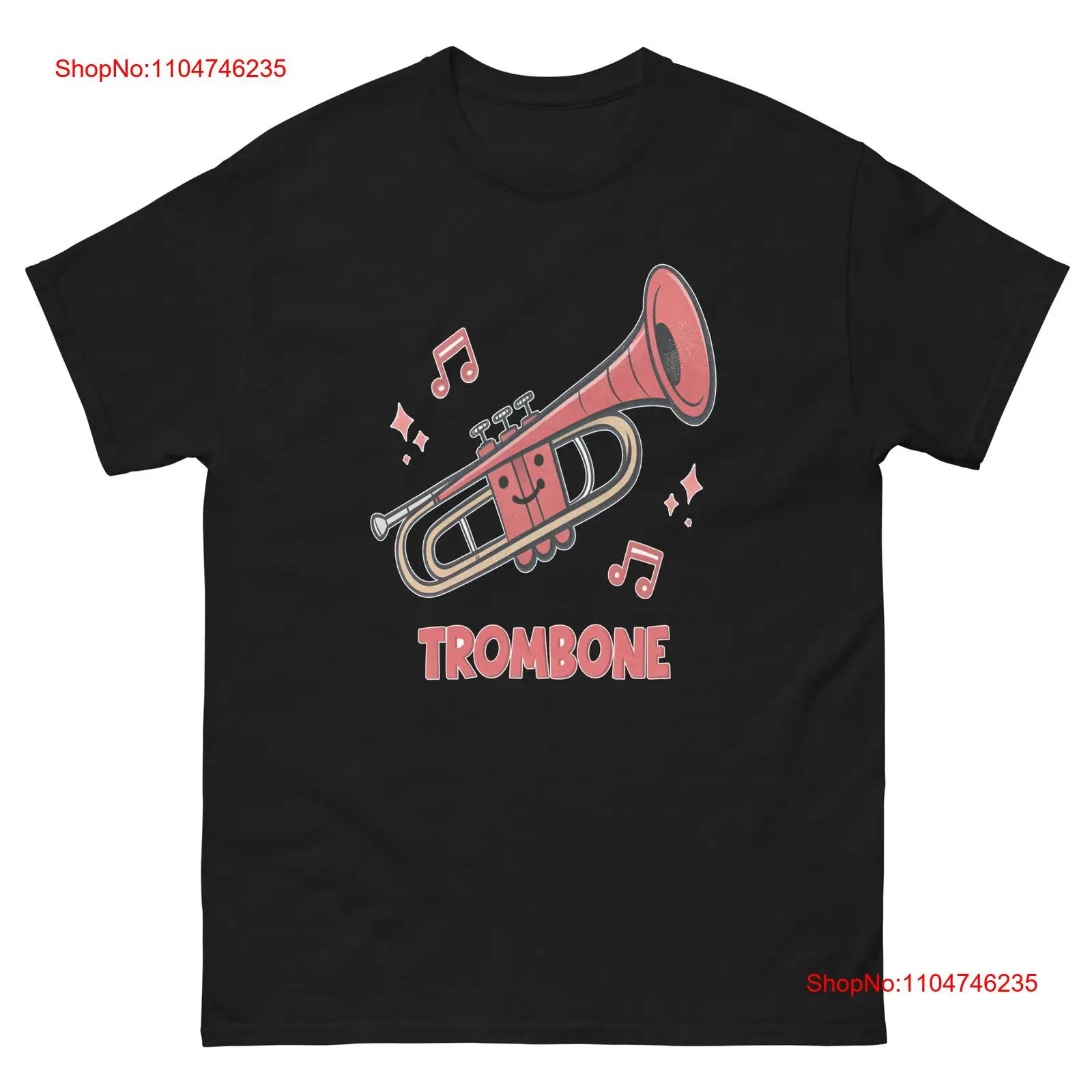 Musical Instrument Trombone - Trombone Musical Instrument Illustration T Shirt
