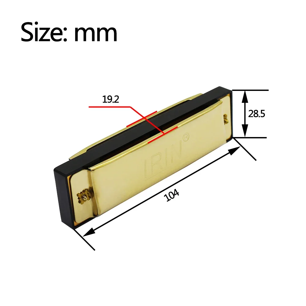 IRIN Harmonica 10 Hole 20 Tone - Musical Instruments Names recensie en prijs