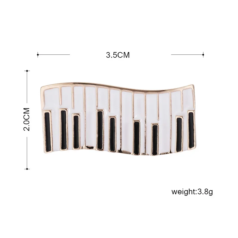 Blucome Vivid Enamel Piano Key - Musical Instruments Names recensie en prijs