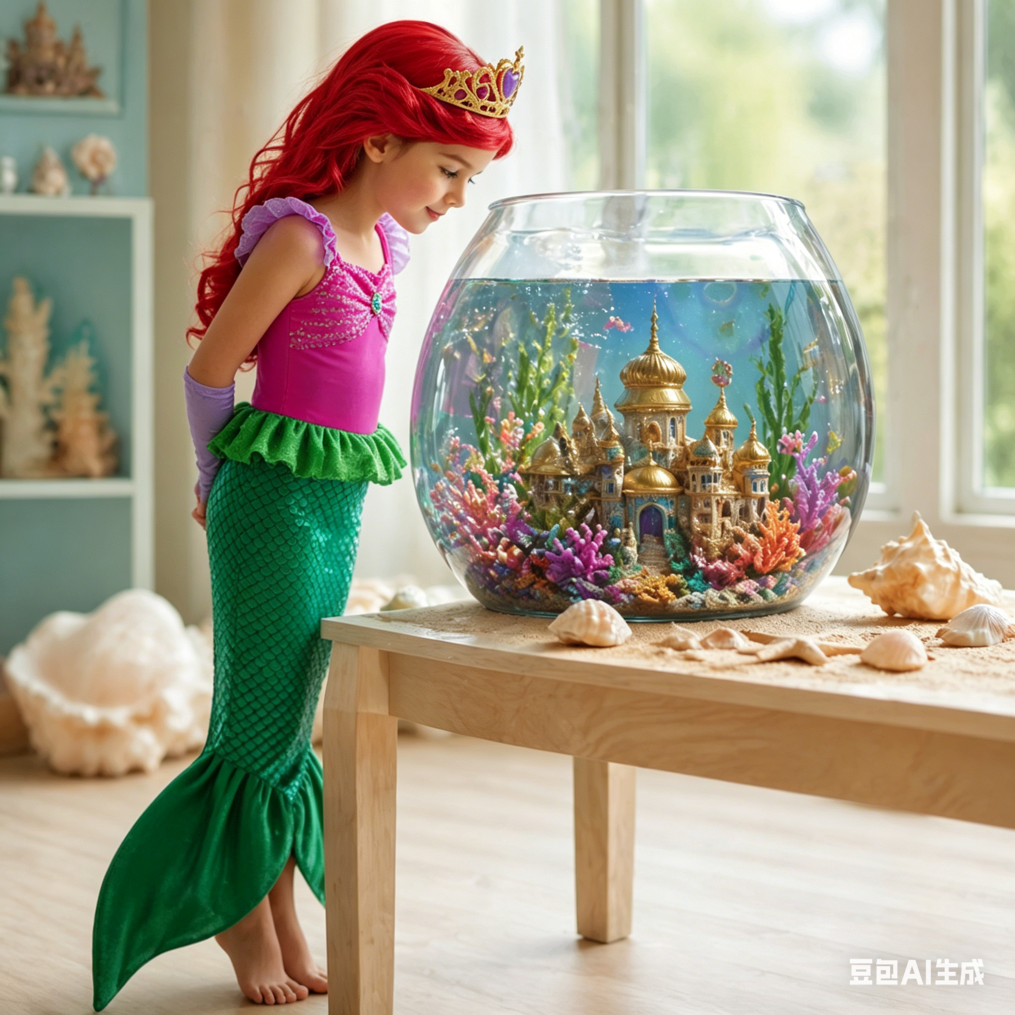 Ariel Little Mermaid Short Sle - Musical Instrument Trombone recensie en prijs