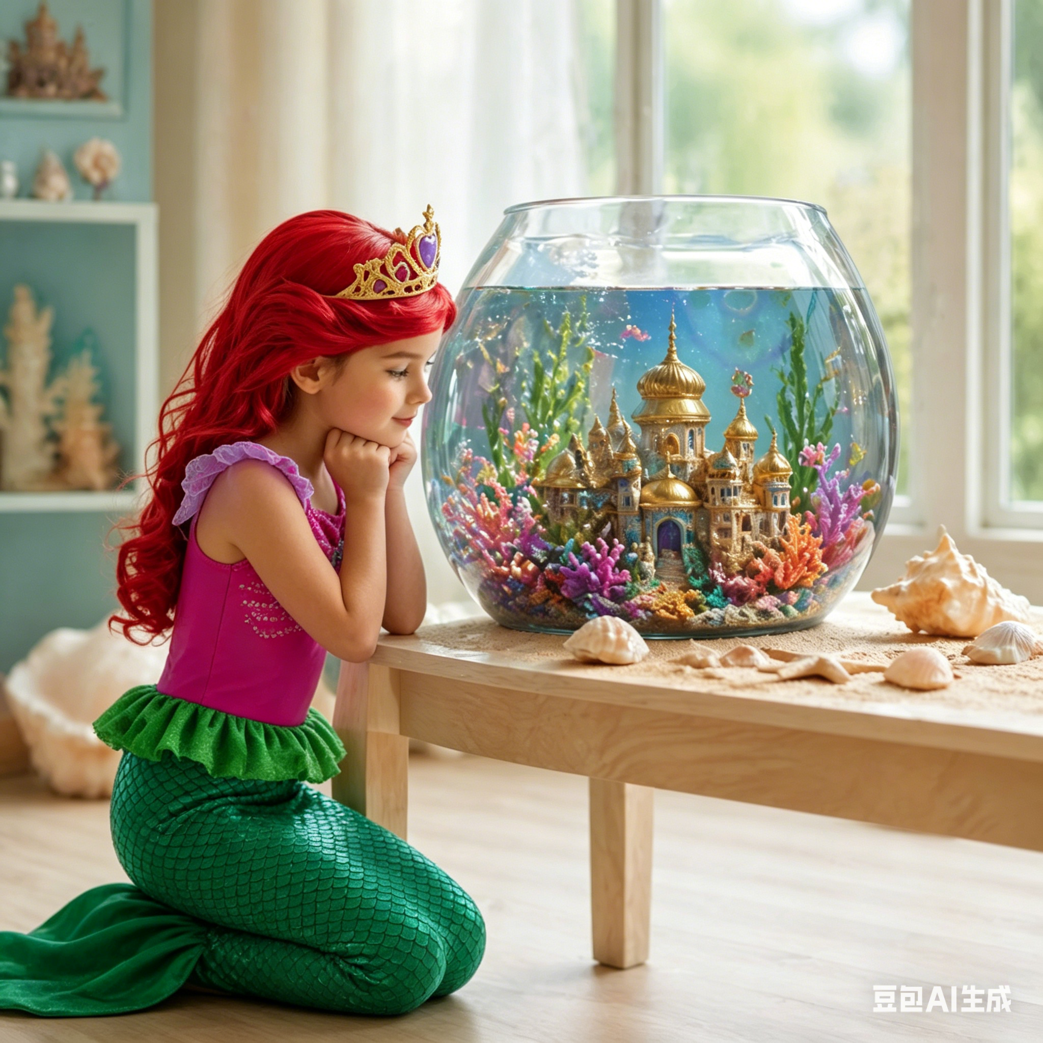 Ariel Little Mermaid Short Sle - Musical Instrument Trombone recensie en prijs