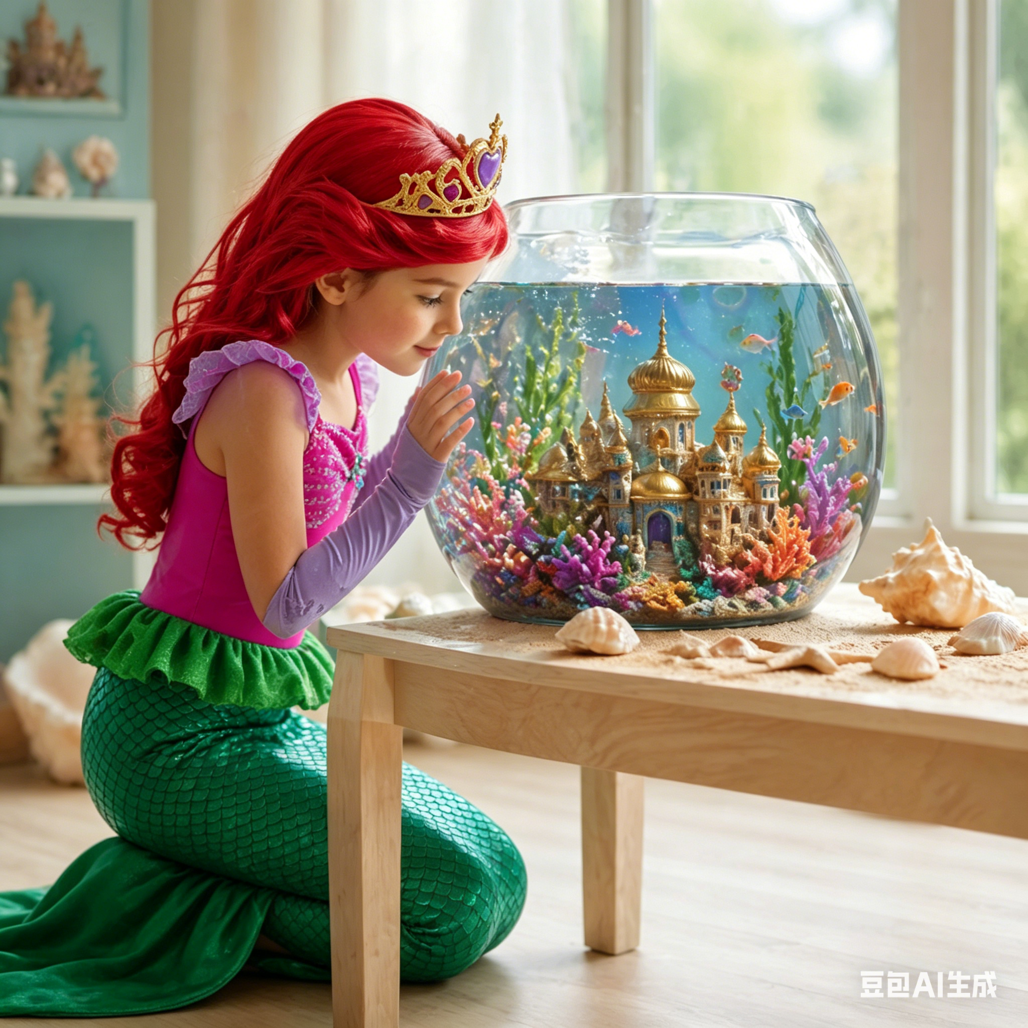 Ariel Little Mermaid Short Sle - Musical Instrument Trombone recensie en prijs