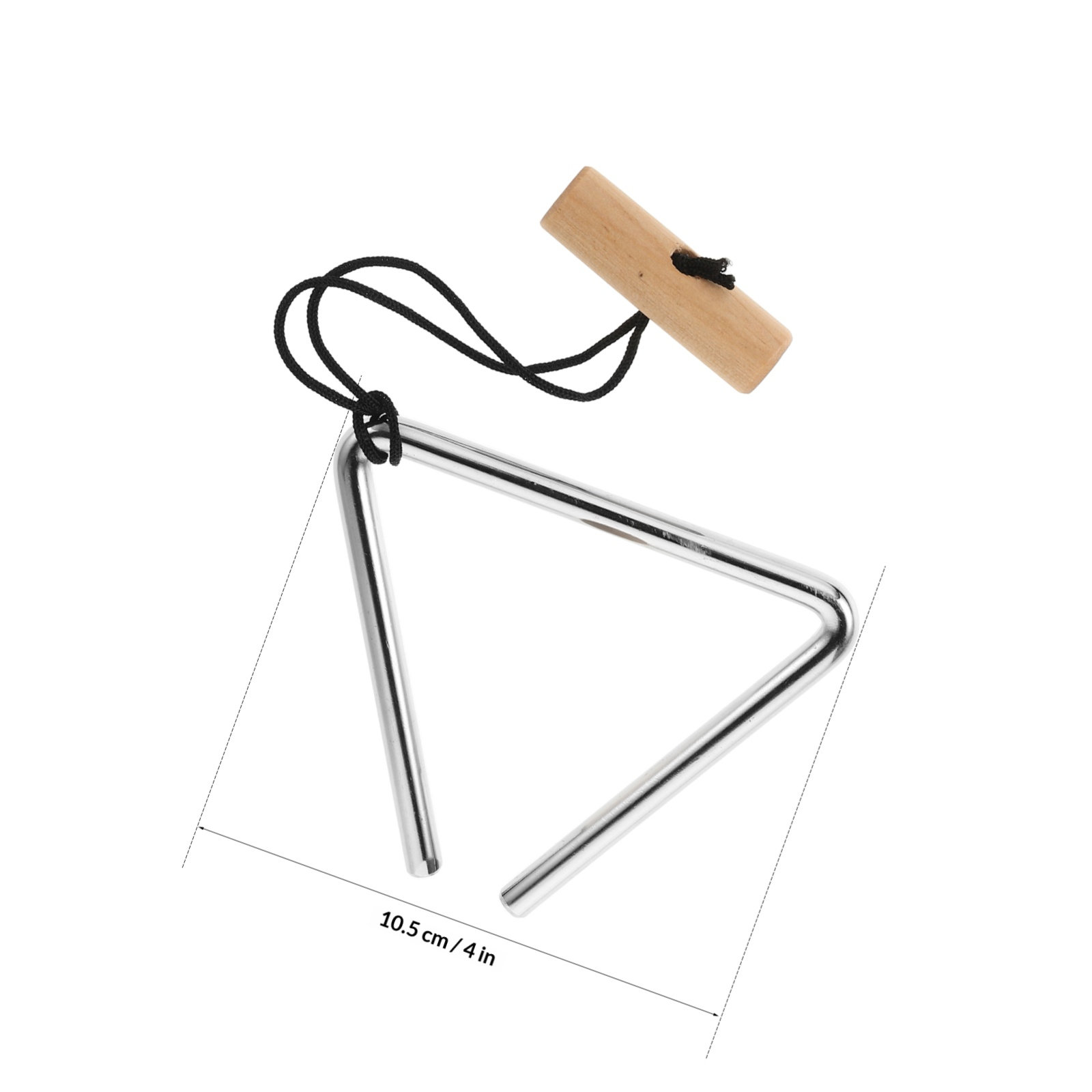 4 Inch Iron Triangle Percussio - Musical Instrument Triangle recensie en prijs