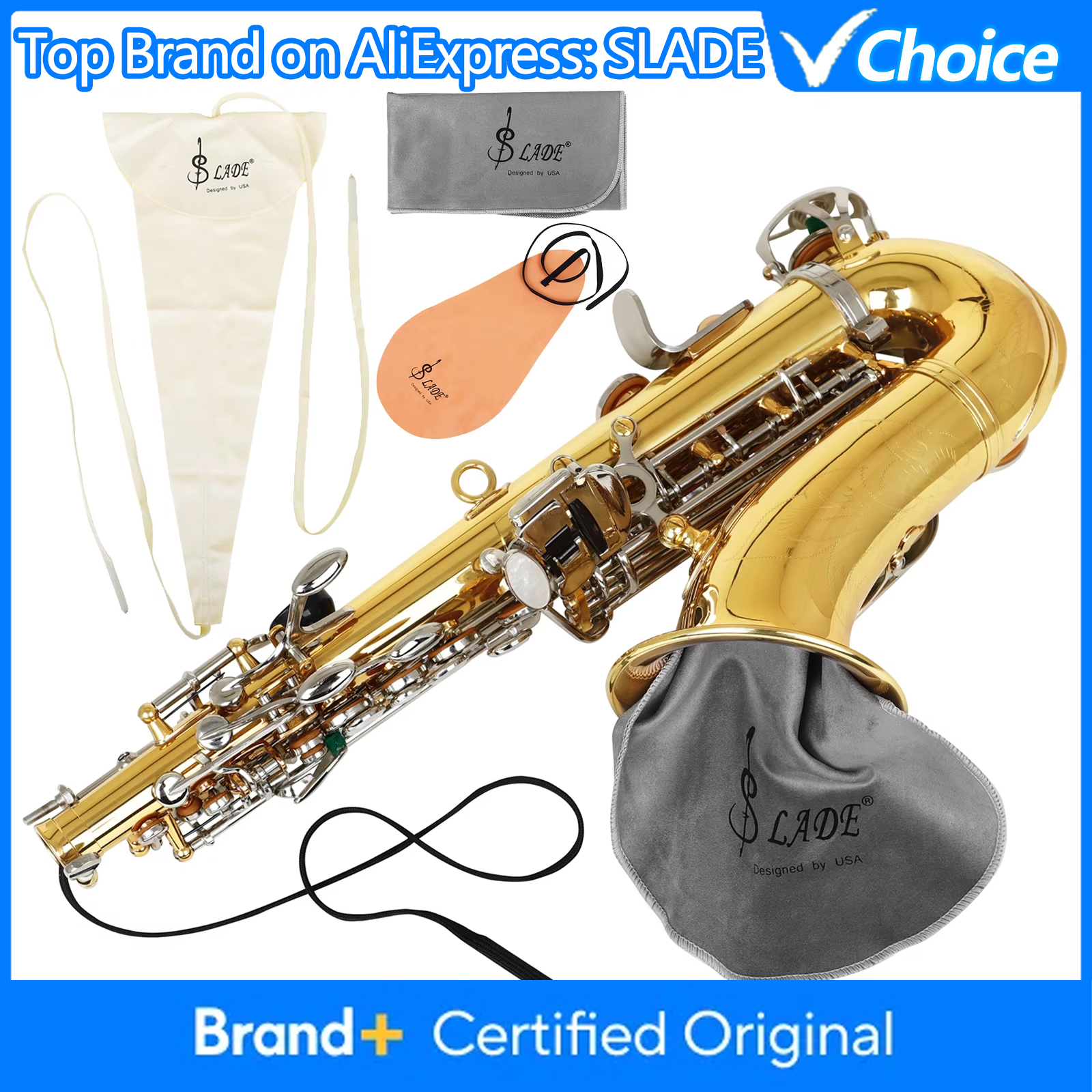 SLADE Saxophone Cleaning Wipes - Musical Instrument Trombone recensie en prijs