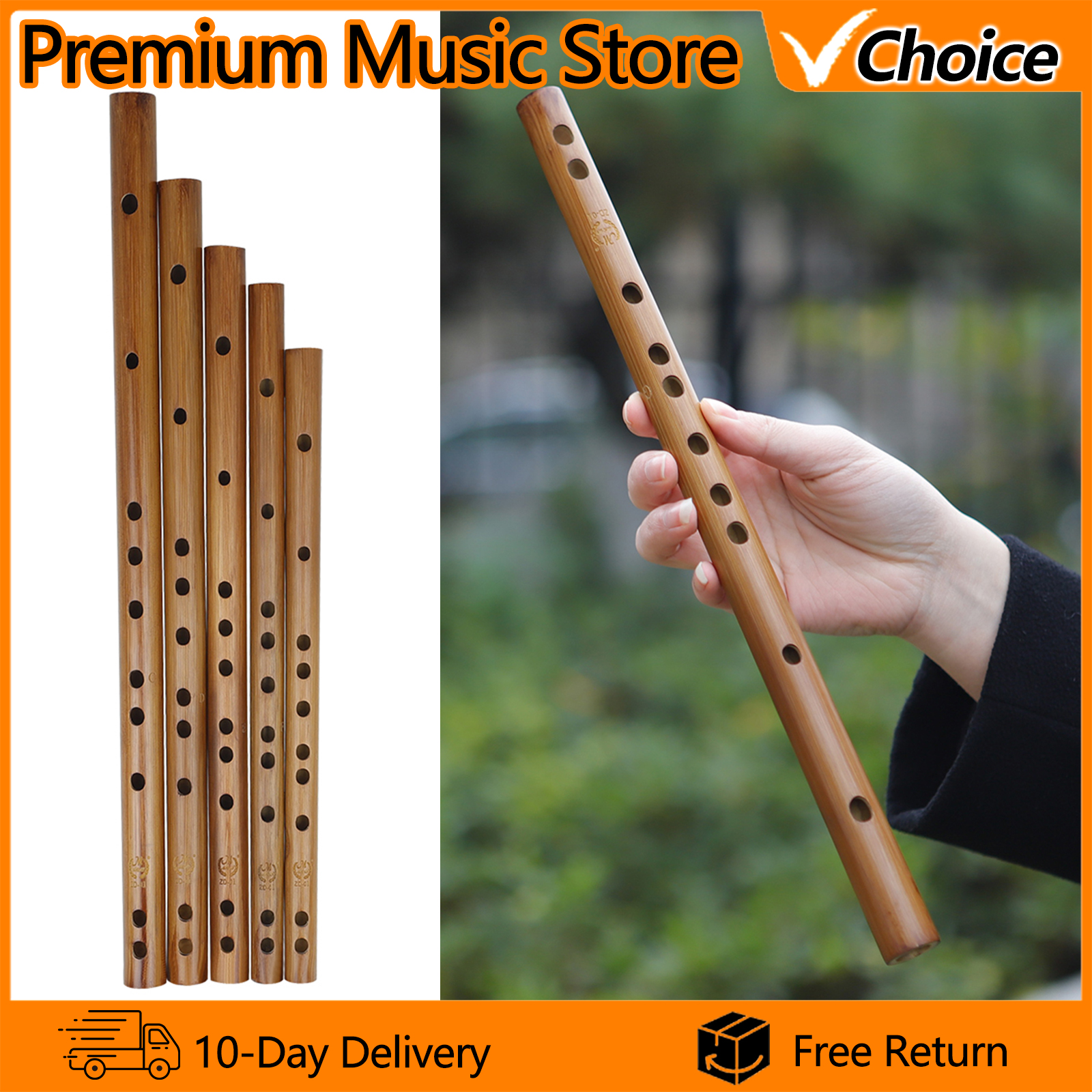 M MBAT Bamboo Flute Piccolo Pr - Musical Instrument Trombone recensie en prijs