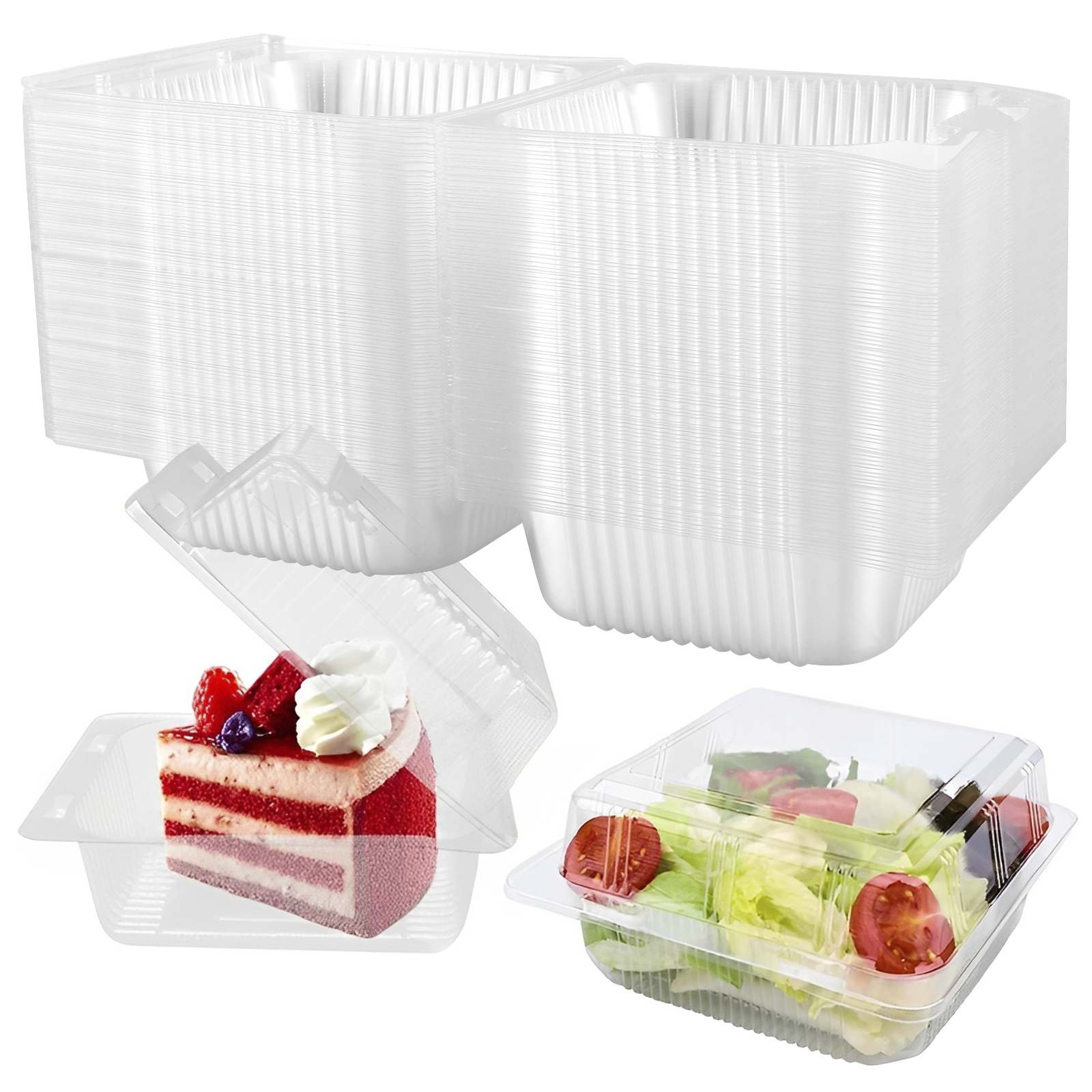 100Pcs Cake Slice Boxes Square - Musical Instrument Triangle recensie en prijs