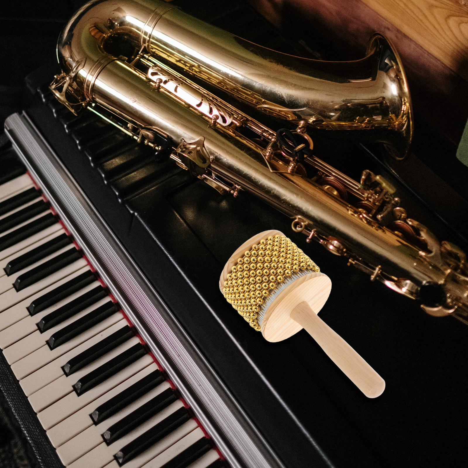 Mini Wooden Cabasa African Rhy - Musical Instrument Jazz recensie en prijs