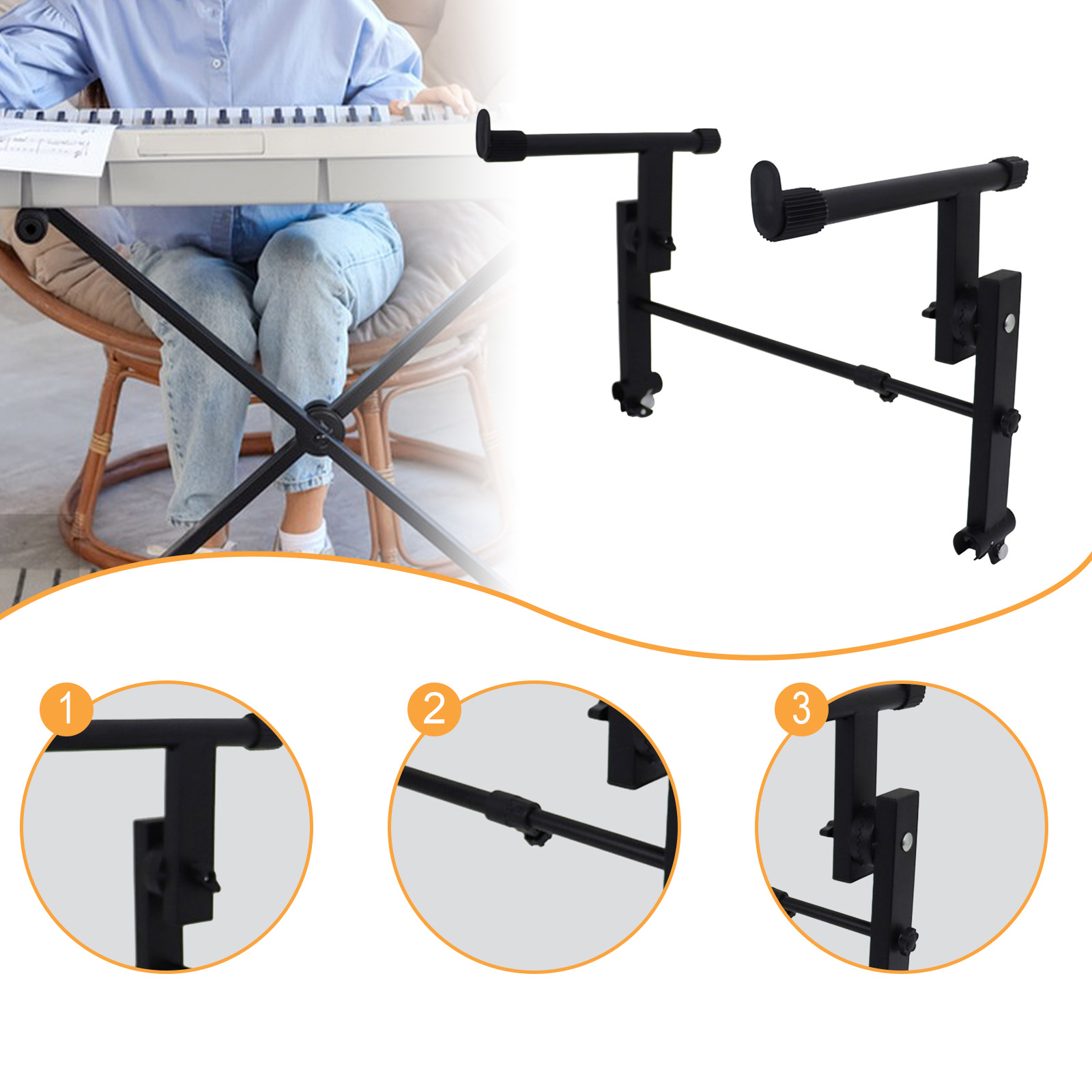 Metal Electric Piano Rack 2 Ti - Musical Instruments Names recensie en prijs