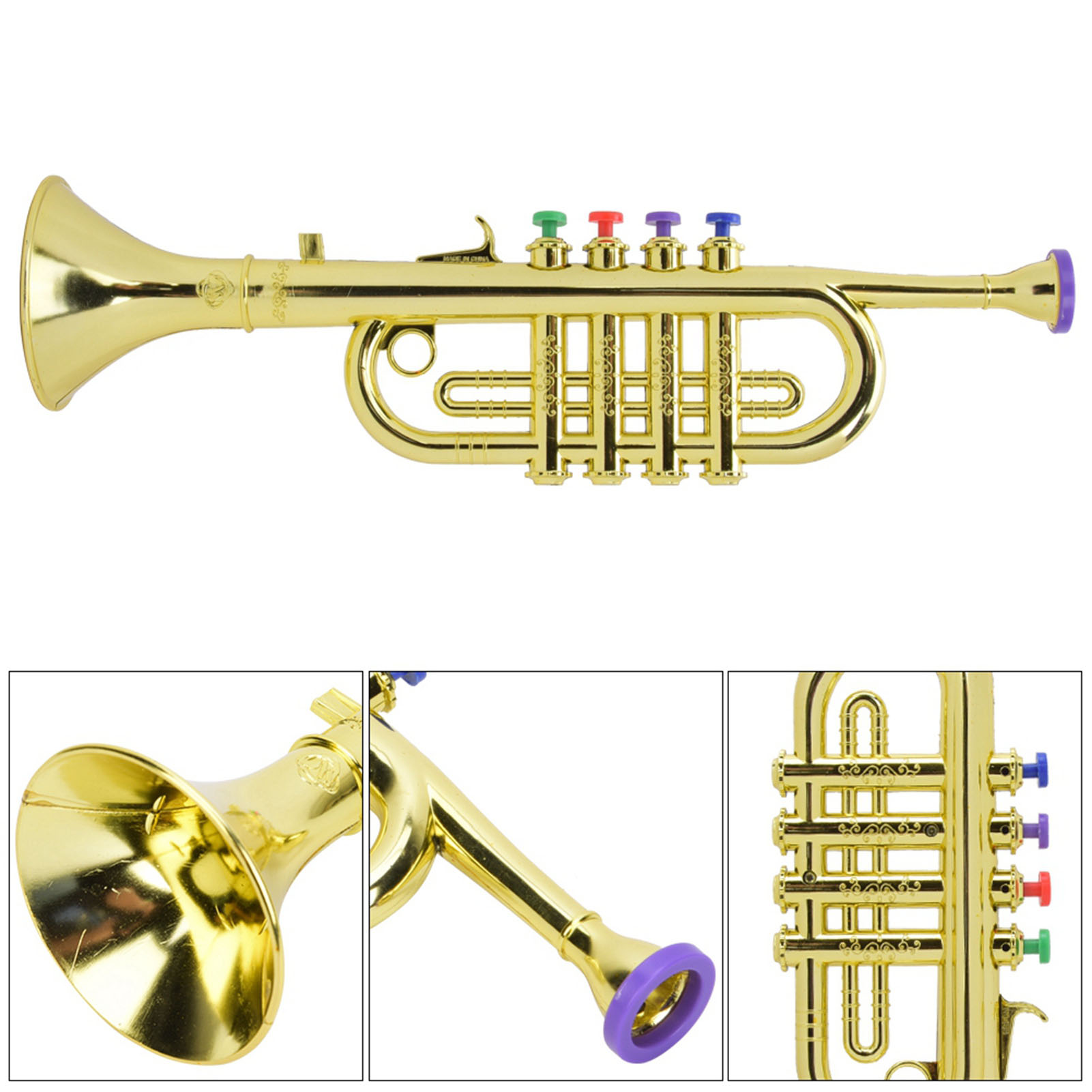 Kid Trumpet Golden Coated Plas - Musical Instrument Trombone recensie en prijs