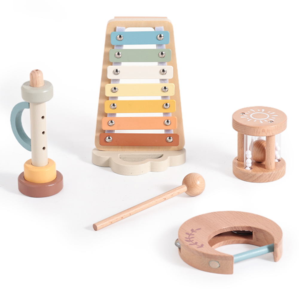 Wooden Baby Montessori Toys Mu - Musical Instruments Names recensie en prijs